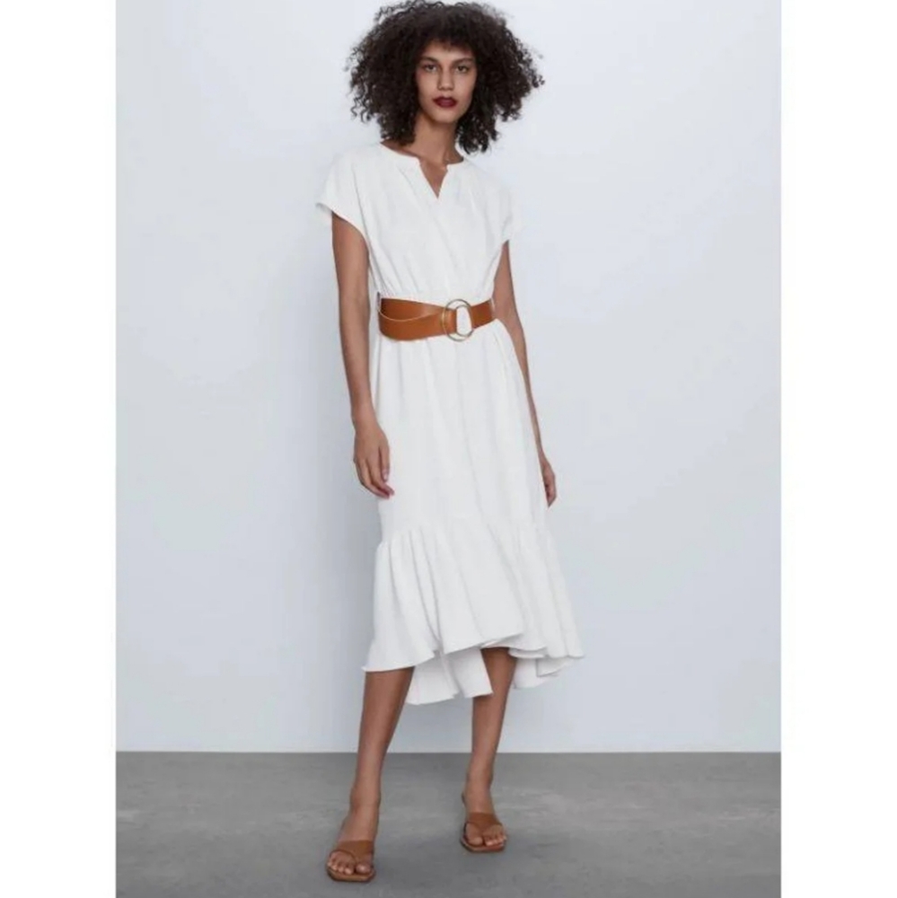 Zara Midi Dress with belt